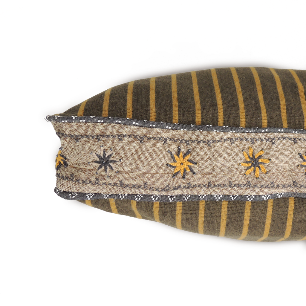 234120-Cushion Stripes Yellow*BrownSS-234120-PCSSYlwxBrwnStripes40x60wide_1.webp