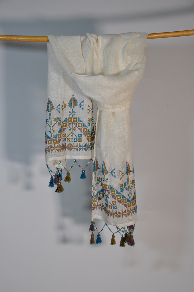 [80623] Shawl Ketan NS-2x0.60شال كتان شمال