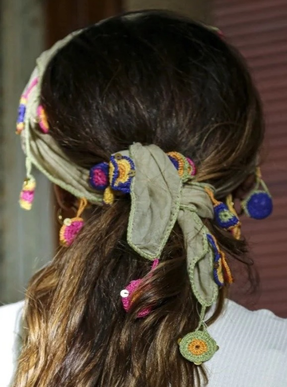 Shawl Koreesha DOM-شال كوريشة دمياط 80*80