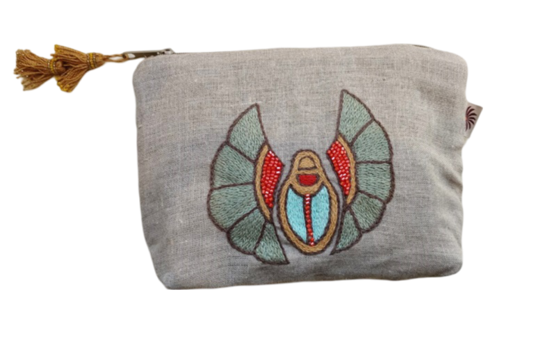 Purse Boat Scarab-بوك مركب جعران