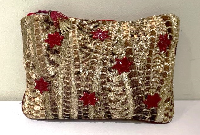 Purse Terter Stars-بوك نجوم احمر ترتر