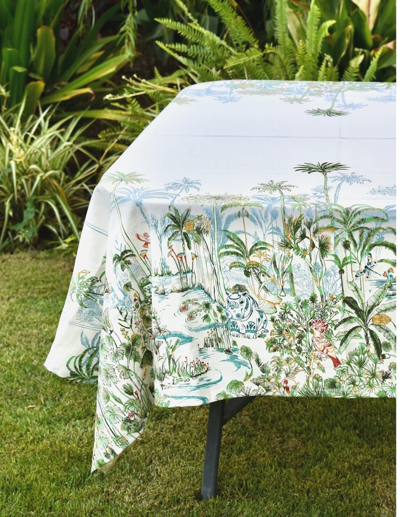 [786199] Tablecloth Pharaohs Paradise - مفرش طباعه نخل 1.7*3