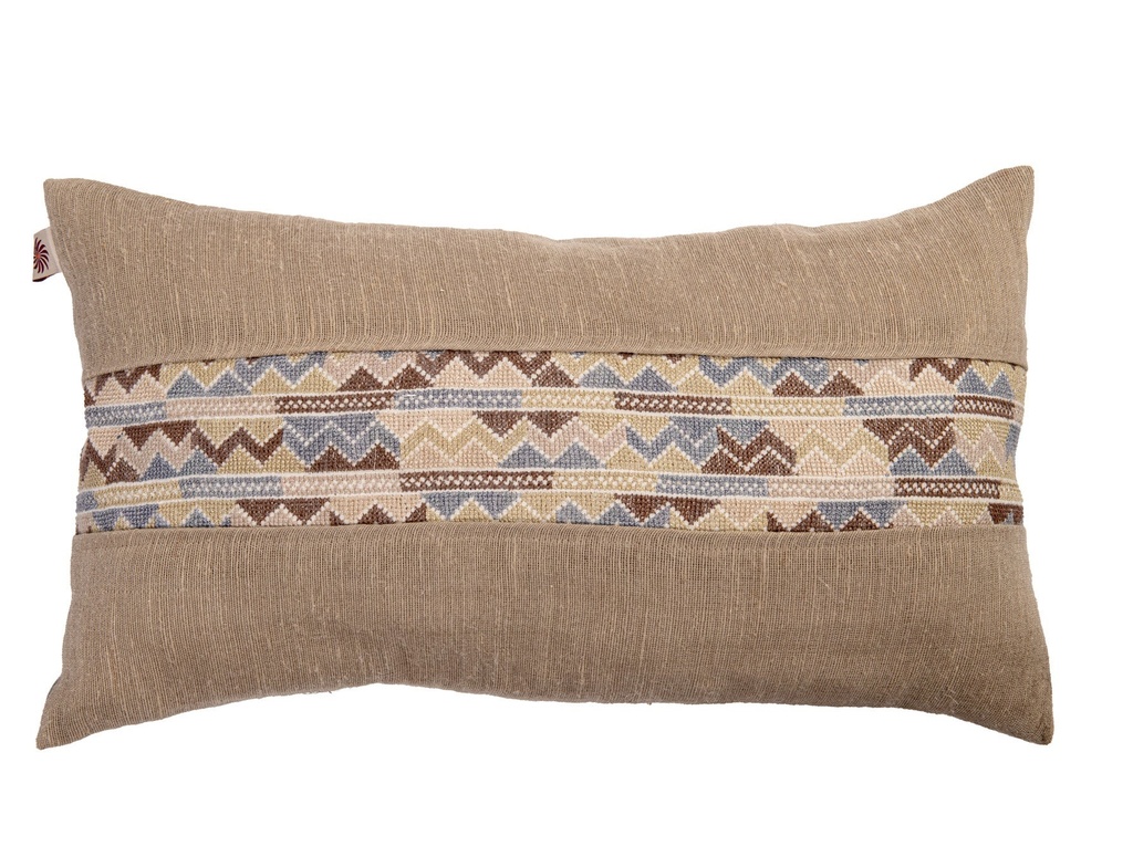 Cushion Beige/Brown Rectangle NS 30*60 خدديه شمال