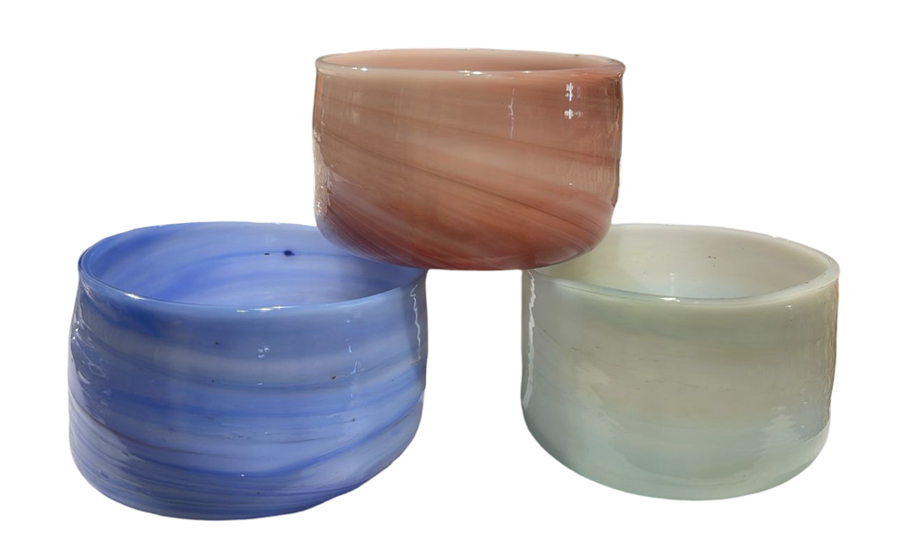 [890777] Glass Bowl Opaline - بوله اوبالين زجاج