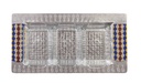Aluminum S.Mezza Tray-صنيه بولات زجاج صغيره