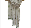 Shawls-Kofeya SS Voile - كوفيه شراشيب2*0.50