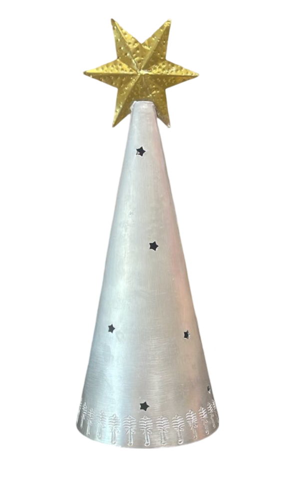 ALUM S. X-Mas Tree-شجره كريسماس المونيوم صغير