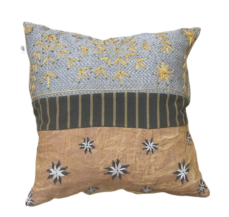 PC SS Yellow/brown mix 50x50  خددية عواد اصفر/بني