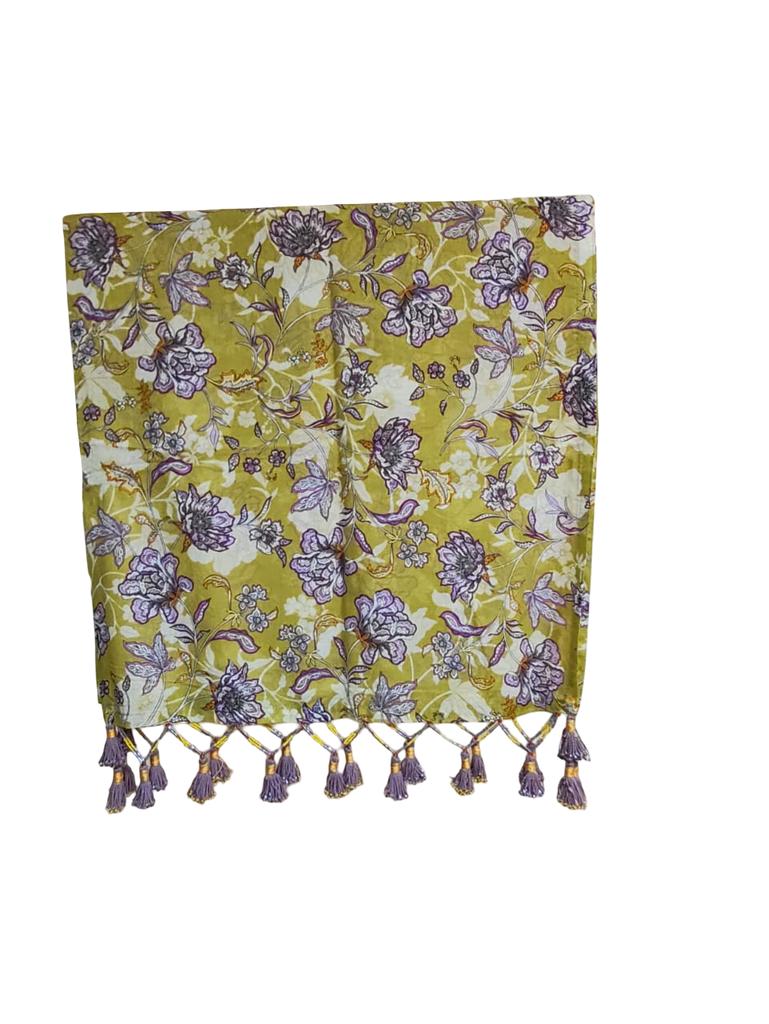 Shawl printed NS شال شيفون مشجر- 60