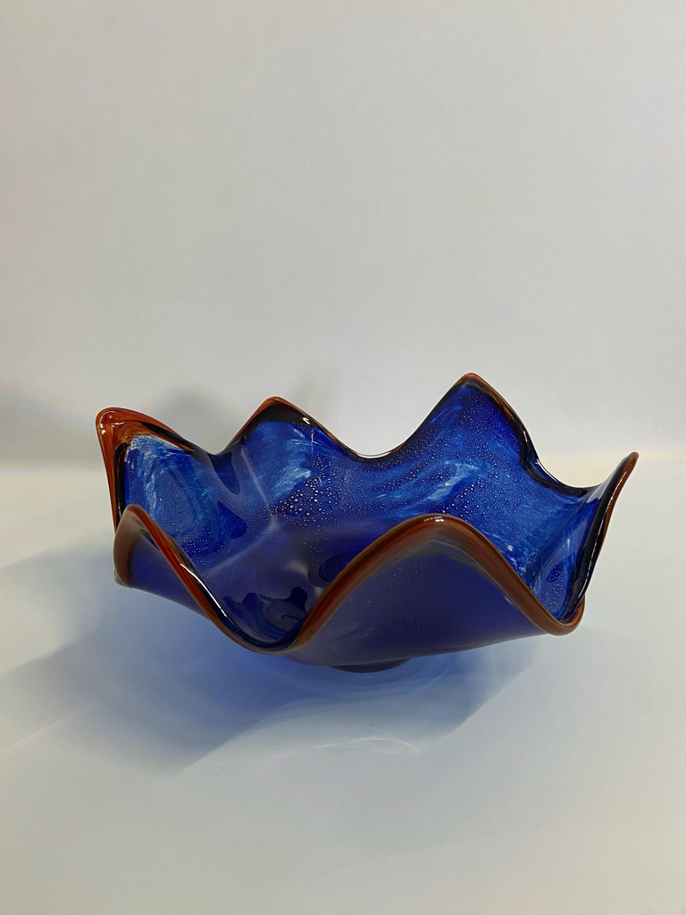 [246520] Glass Plate Colored-طبق اشكال