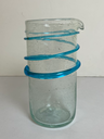 Glass Transparent Vase-فازه شفاف 25سم