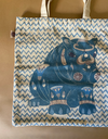 Printed tote bag شنطة توت باج