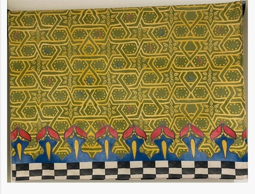 [786215] Tablecloth Print Khayameya -مفرش طباعه خياميه 1.65*2.5